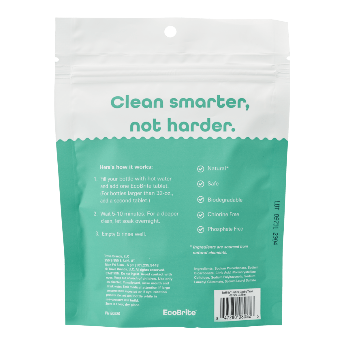 Bottle Cleaning Tablets - Take Water Wherever You Go