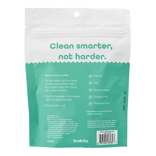 Bottle Cleaning Tablets - Take Water Wherever You Go